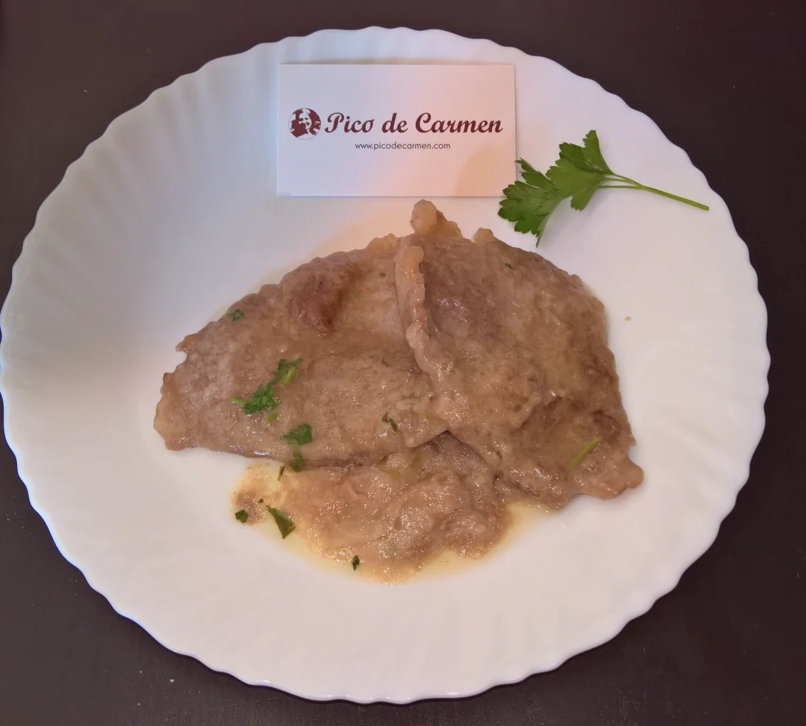 Carne al limone scaloppine